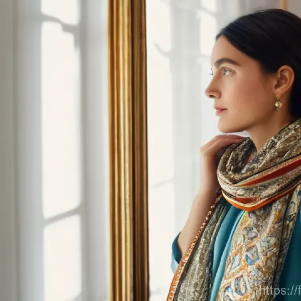 패션 코디네이터의 전문적인 코칭 사례 - **Prompt:** "A thoughtful and elegant woman in her late 20s, standing in a chic, sun-drenched Parisi...