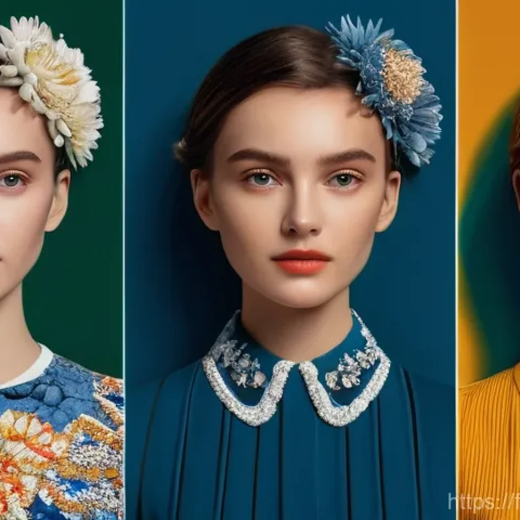 패션 코디네이터와 의류 관리법 - Here are three detailed image generation prompts in English, adhering to all guidelines, and with a ...