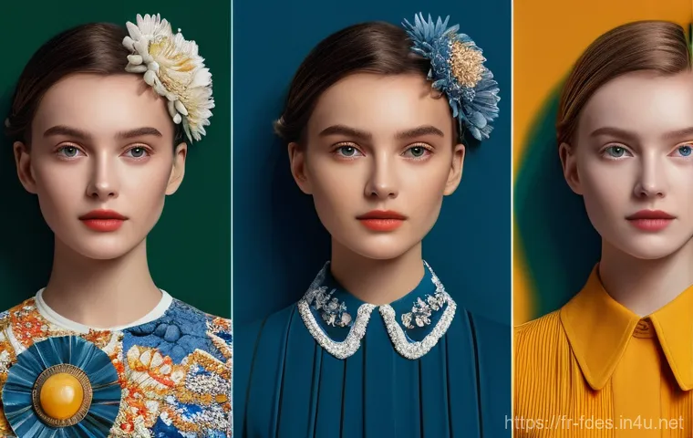 패션 코디네이터와 의류 관리법 - Here are three detailed image generation prompts in English, adhering to all guidelines, and with a ...