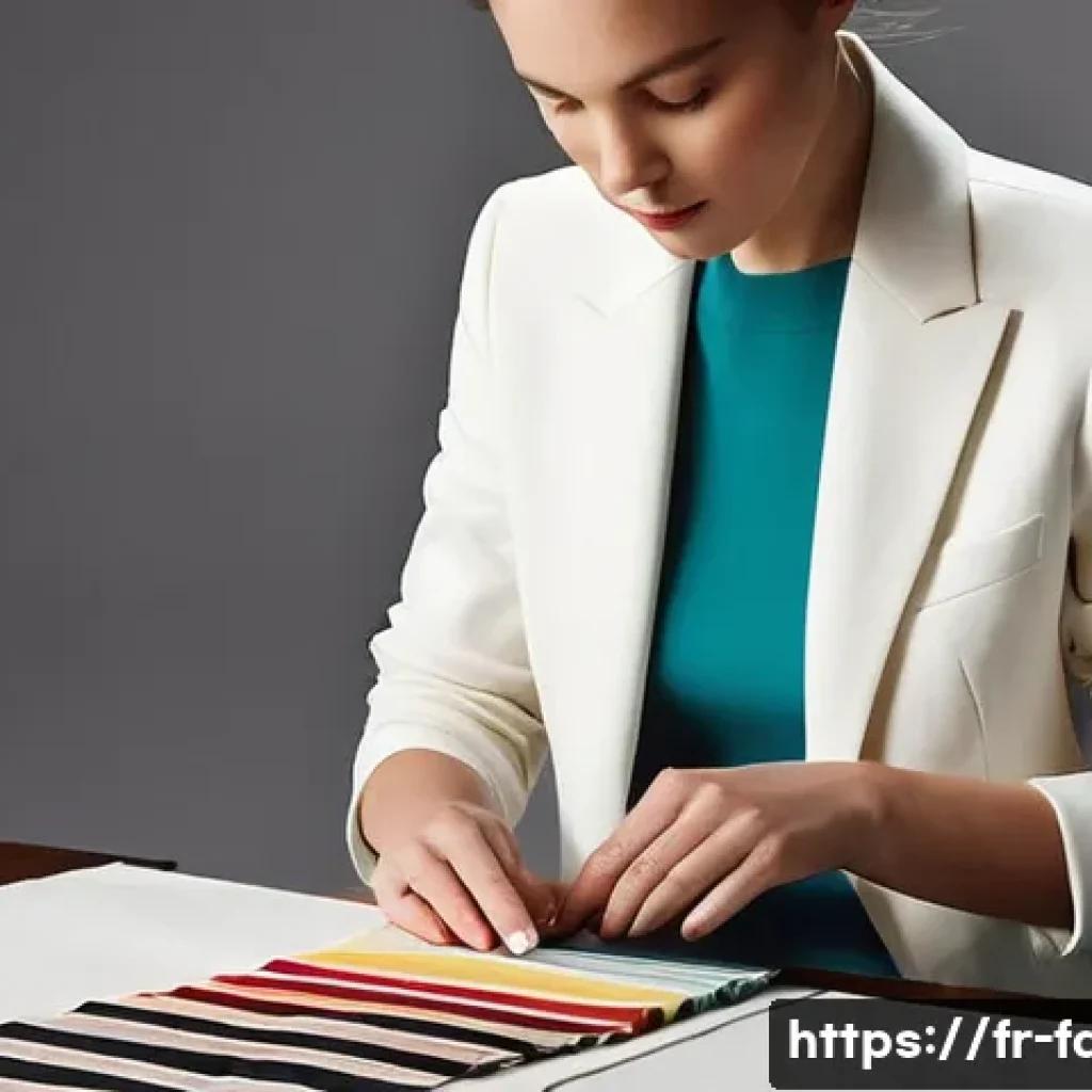 패션 코디네이터가 알아야 할 옷감의 종류 - **Prompt 1: The Tactile Story of Fabric Elegance**
    A close-up, high-fashion editorial shot showc...